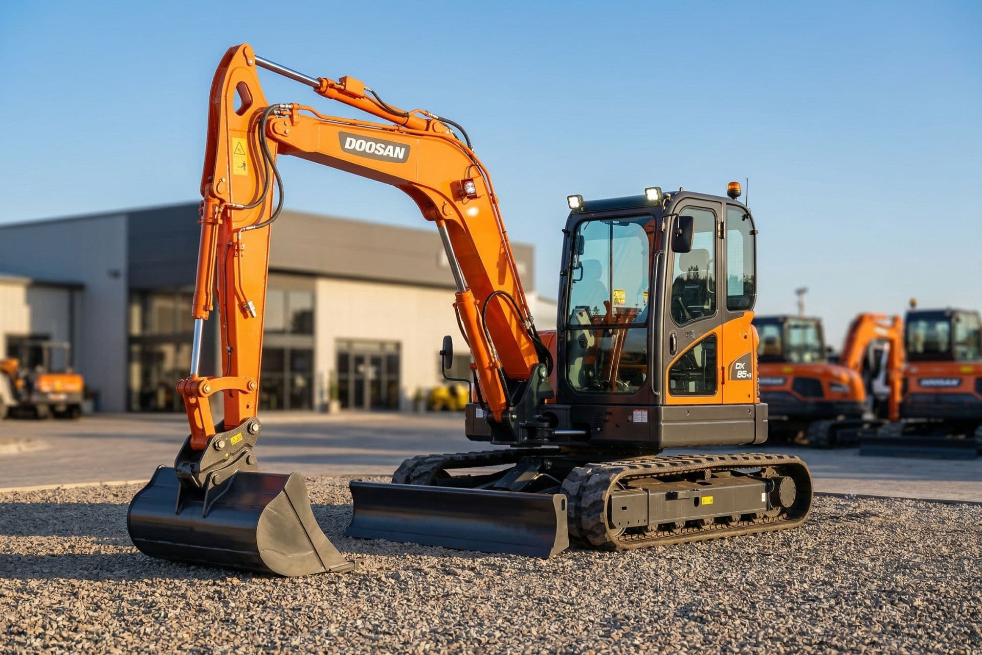 Pelleteuse Doosan DX85R-3
