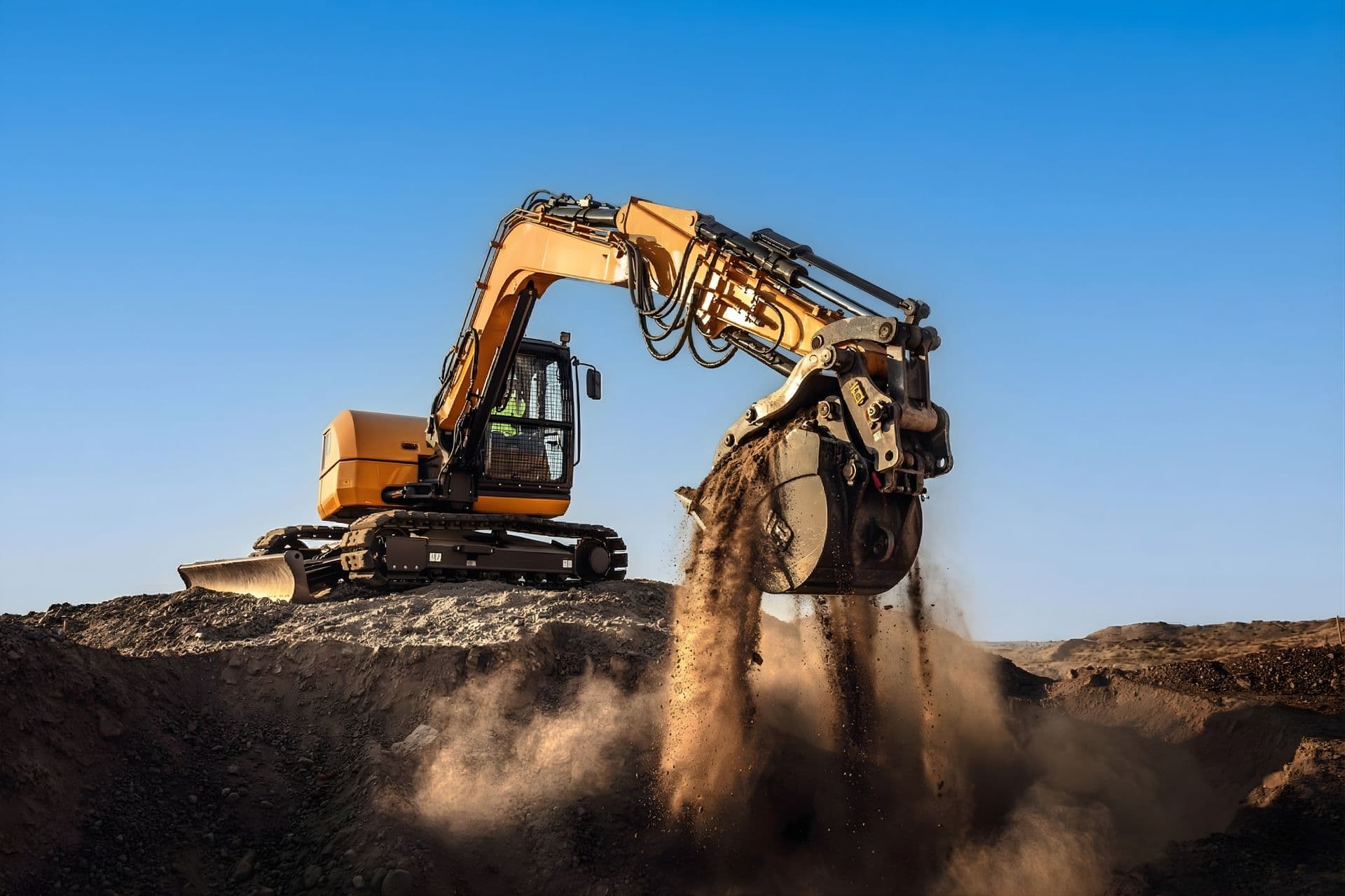 Location d'engins de chantier en Île-de-France